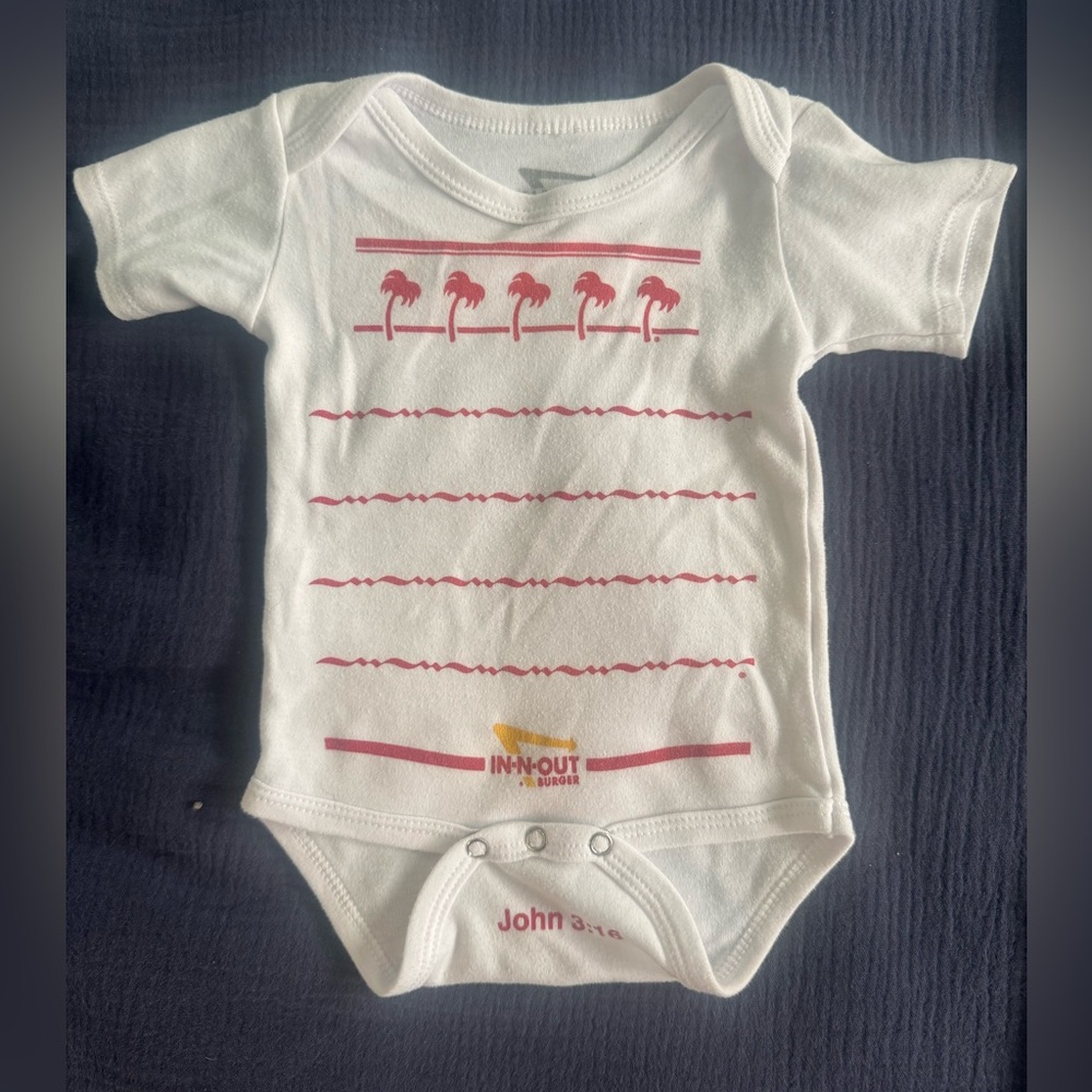 In-N-Out Burger Baby Onesie